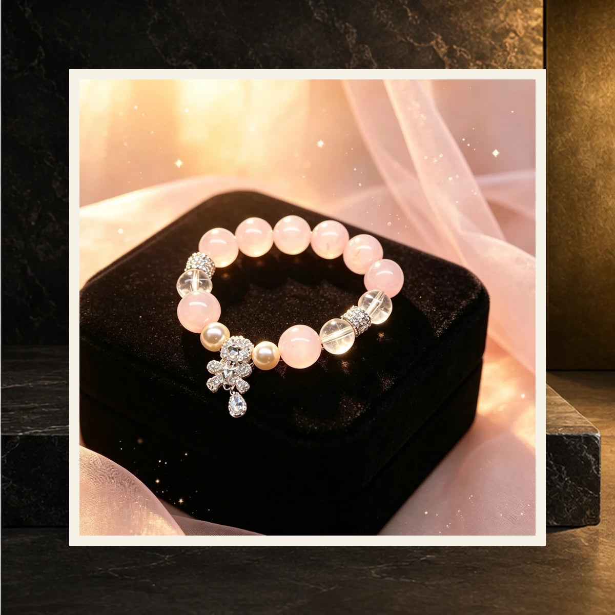Rose Quartz Bond Pet and Owner Set — product view 4