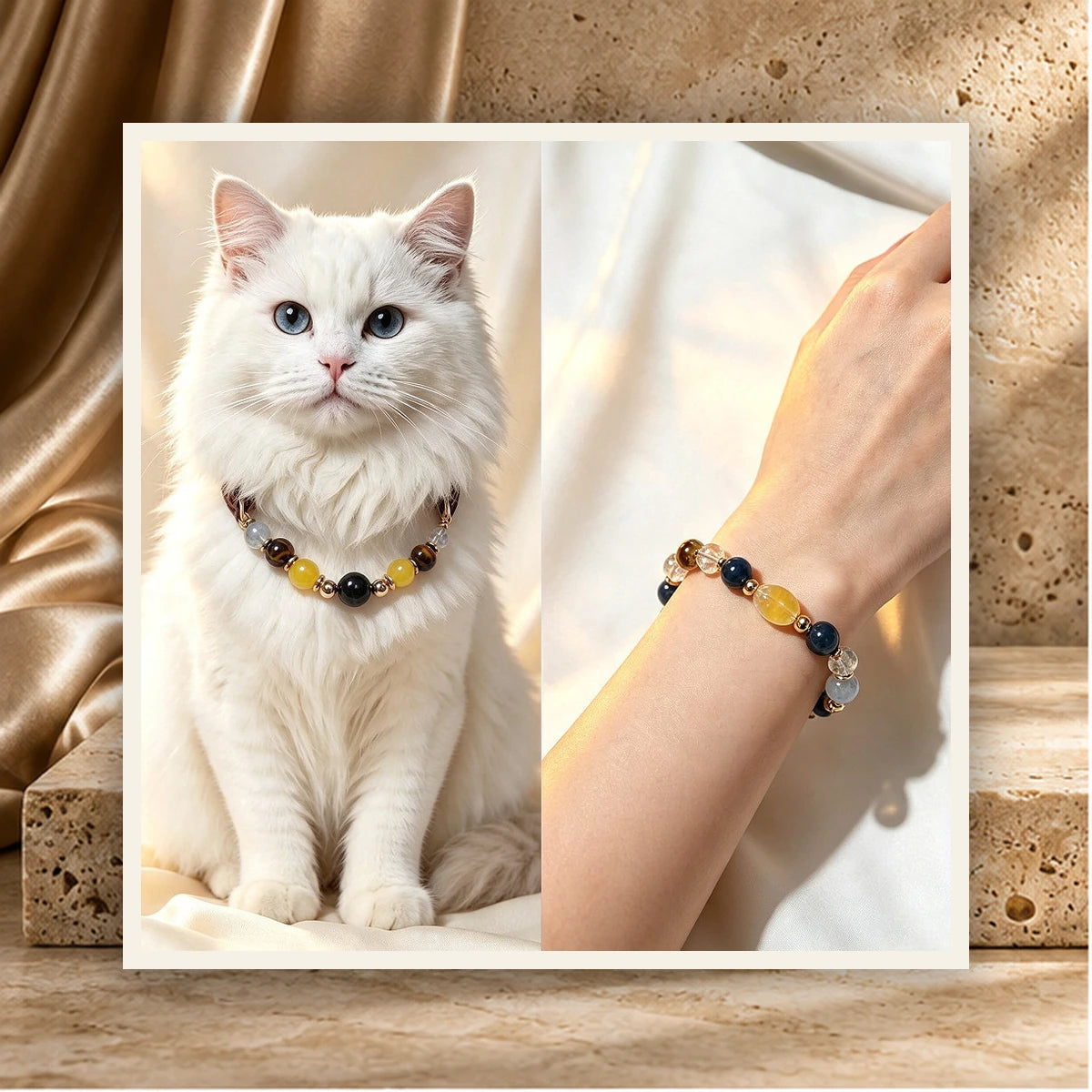 Ocean Blue Bond Pet and Owner Set — product view 1