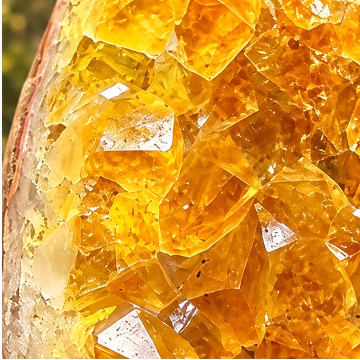Golden Citrine Cave Display — product view 2