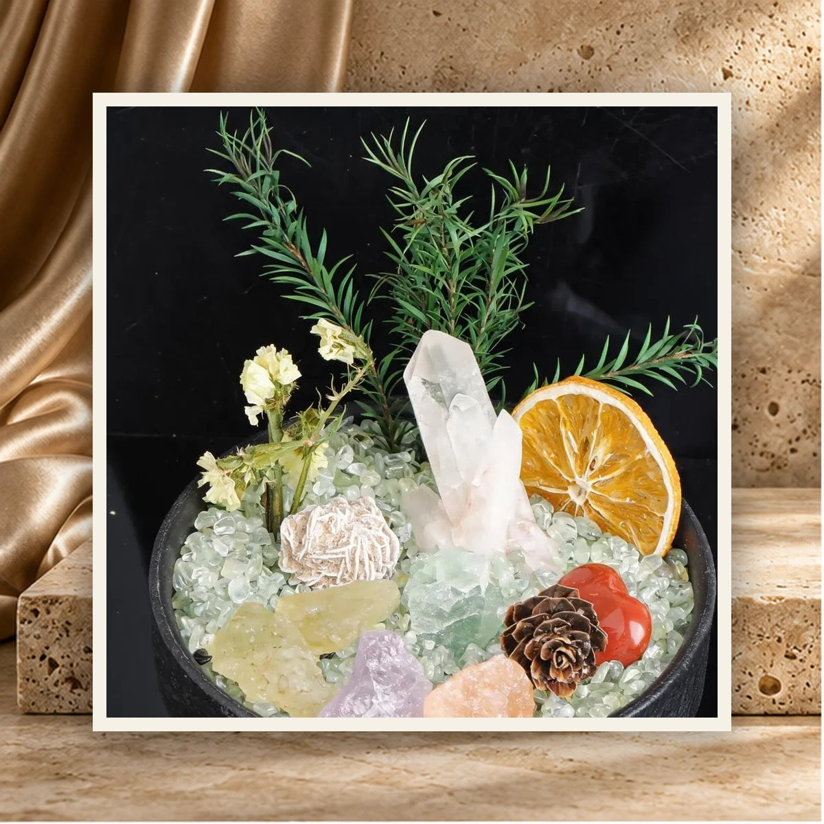 Botanical Crystal Treasure Bowl — product view 1