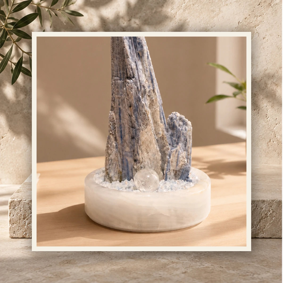 Blue Kyanite Crystal Garden — product view 3