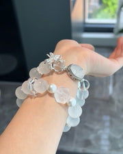 13mm Clear Quartz Bracelet Artisan Design