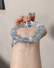 11mm Aquamarine Bracelet High-Clarity