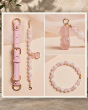 Rose Quartz Bow Pet and Owner Set — product view 3