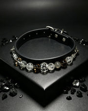Mist Glacier Natural Crystal Pet Collar — natural crystal you & your companion scene 1