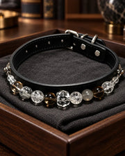 Mist Glacier Natural Crystal Pet Collar — natural crystal you & your companion scene 3