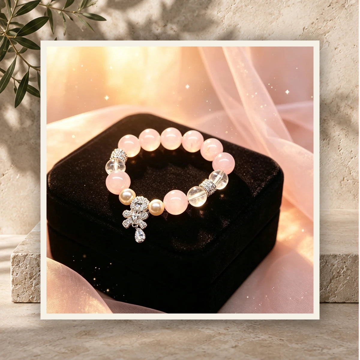 Rose Quartz Bond Pet and Owner Set — product view 3
