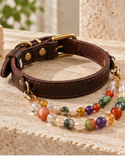 Heritage Gemstone Pet Collar — product view 1