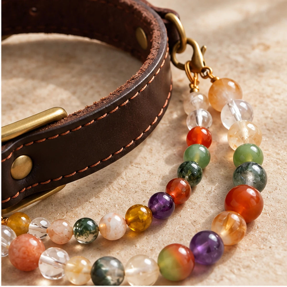 Heritage Gemstone Pet Collar