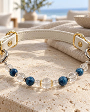 Deep Sea Prelude Natural Crystal Pet Collar — natural crystal you & your companion scene 3