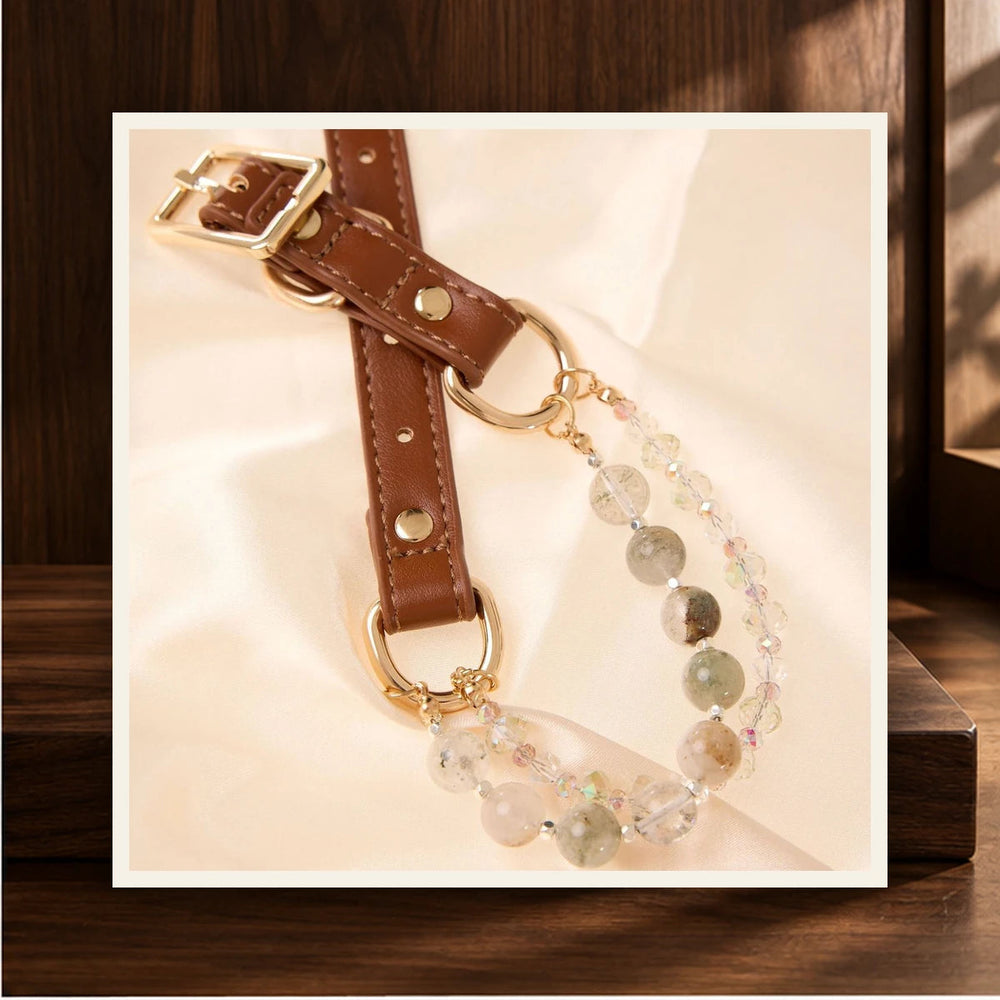 Green Phantom Pet Crystal Collar