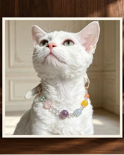 Amber Orbit Pet Crystal Collar — product view 2