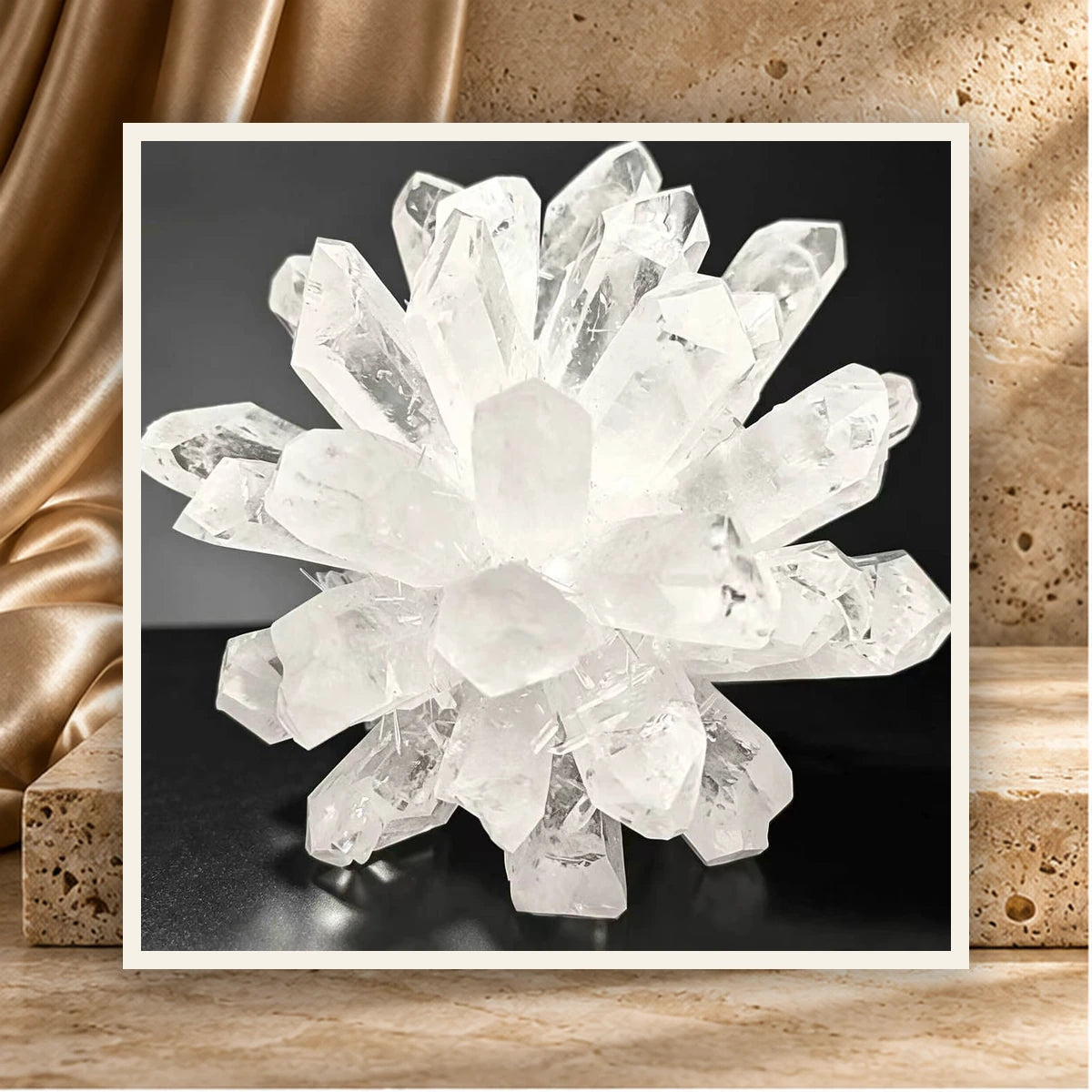 Clear Quartz Bloom Cluster — product view 1
