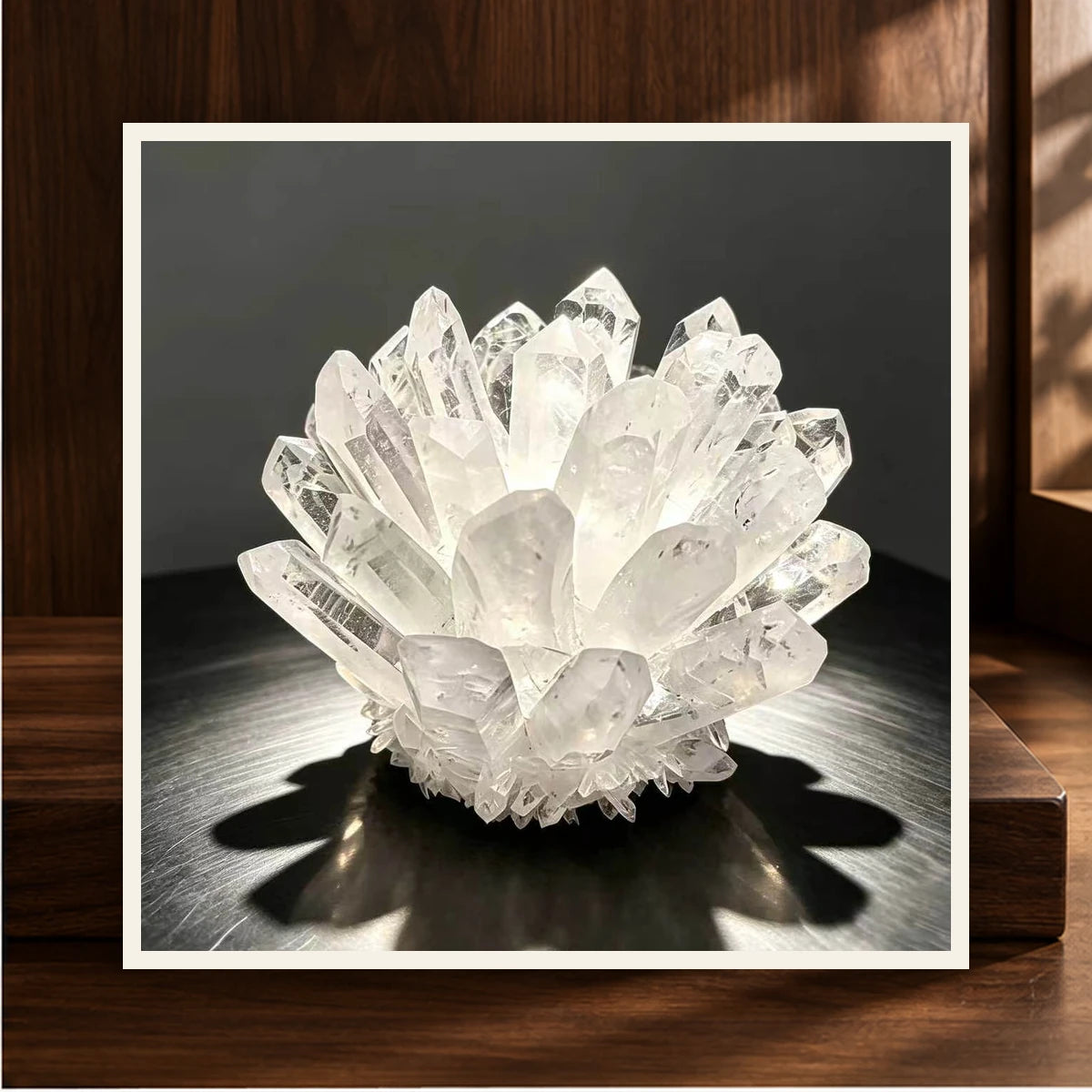 Clear Quartz Bloom Cluster — product view 2