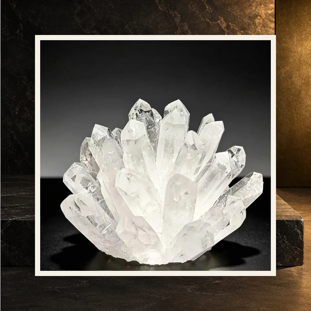 Clear Quartz Bloom Cluster — product view 4