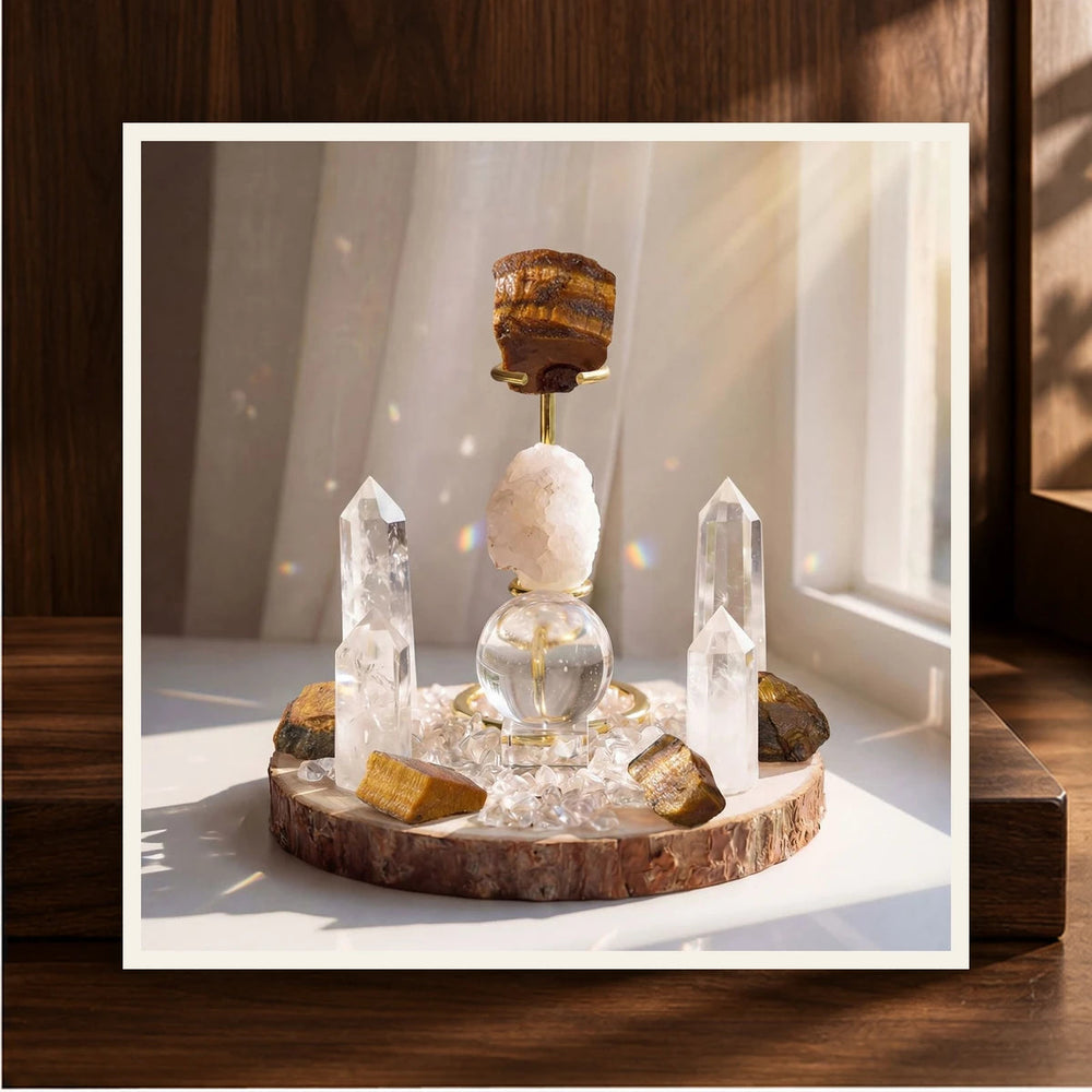 Seven Point Crystal Arrangement