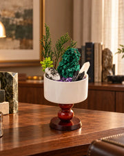 Green Isle Natural Crystal Planter — natural crystal crystal décor scene 2
