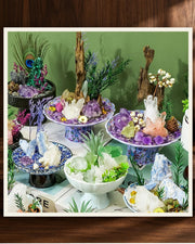 Mini Amethyst Botanical Bowl — product view 2