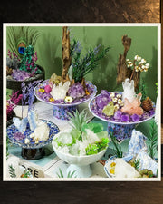 Mini Amethyst Botanical Bowl — product view 4