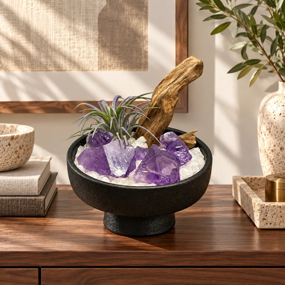 Crystal Basin Landscape — natural crystal crystal décor scene 3