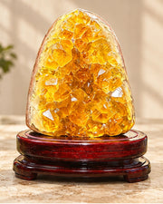 Golden Citrine Cave Display — product view 1