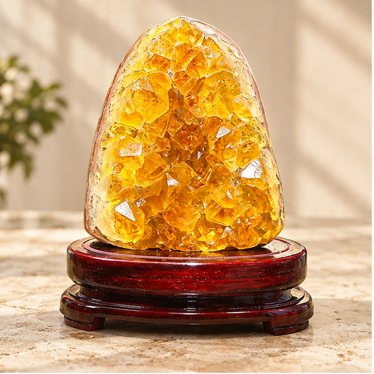 Golden Citrine Cave Display — product view 1