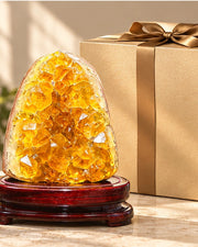 Golden Citrine Cave Display — product view 4
