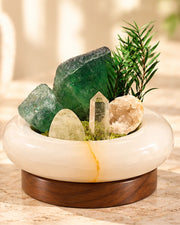 Green Fluorite Botanical Bowl — product view 1