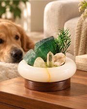 Green Fluorite Botanical Bowl — product view 3