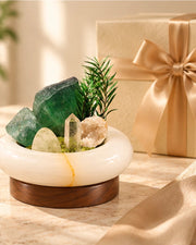 Green Fluorite Botanical Bowl — product view 4