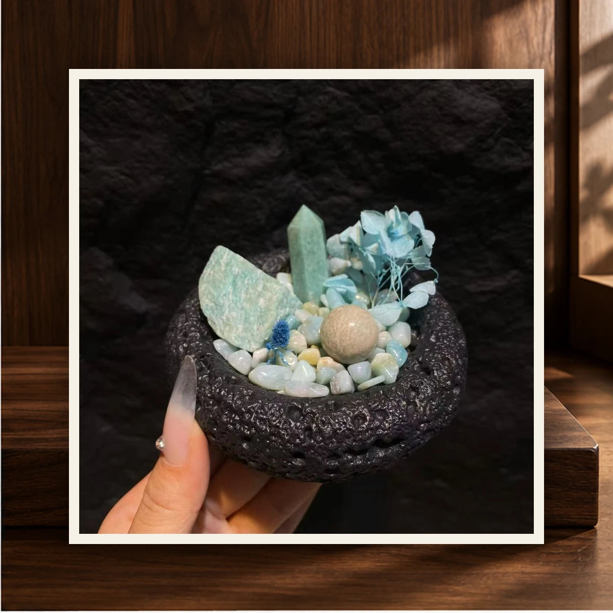 Mini Crystal Landscape Bowl — product view 2