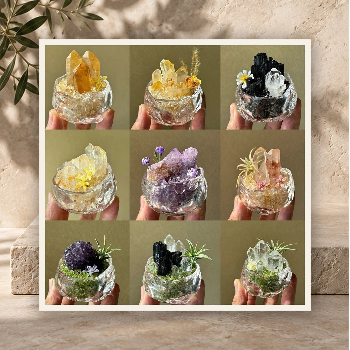 Mini Crystal Landscape Bowl — product view 3
