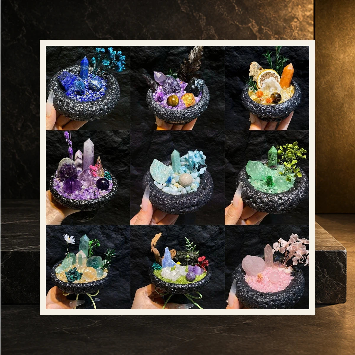 Mini Crystal Landscape Bowl — product view 4
