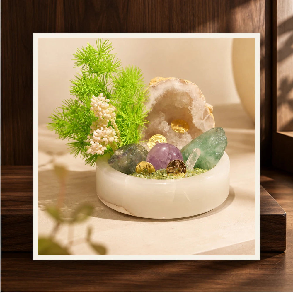 Green Fluorite Garden Bowl