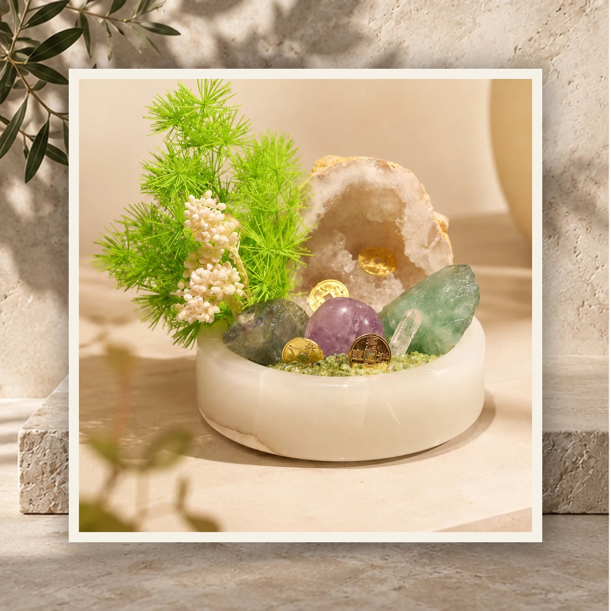 Green Fluorite Garden Bowl — product view 3