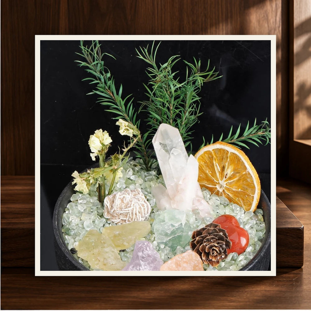 Botanical Crystal Treasure Bowl