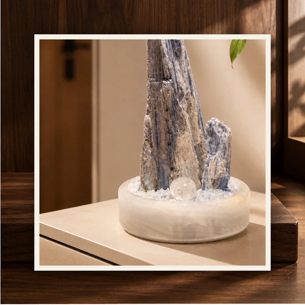 Blue Kyanite Crystal Garden