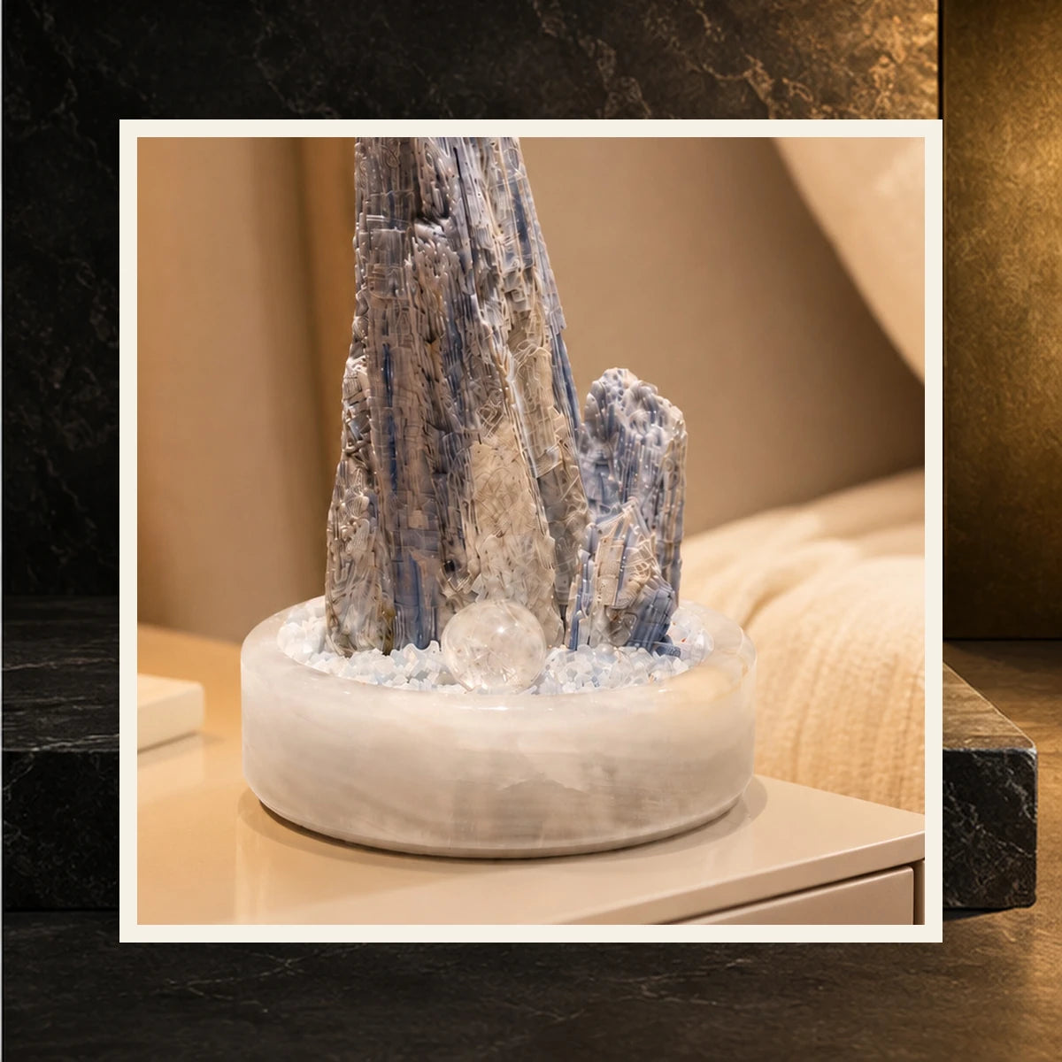 Blue Kyanite Crystal Garden — product view 4