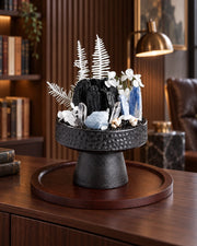Black Tourmaline Woodland Planter — natural crystal crystal décor scene 1