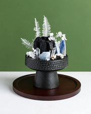 Black Tourmaline Woodland Planter — natural crystal crystal décor scene 2
