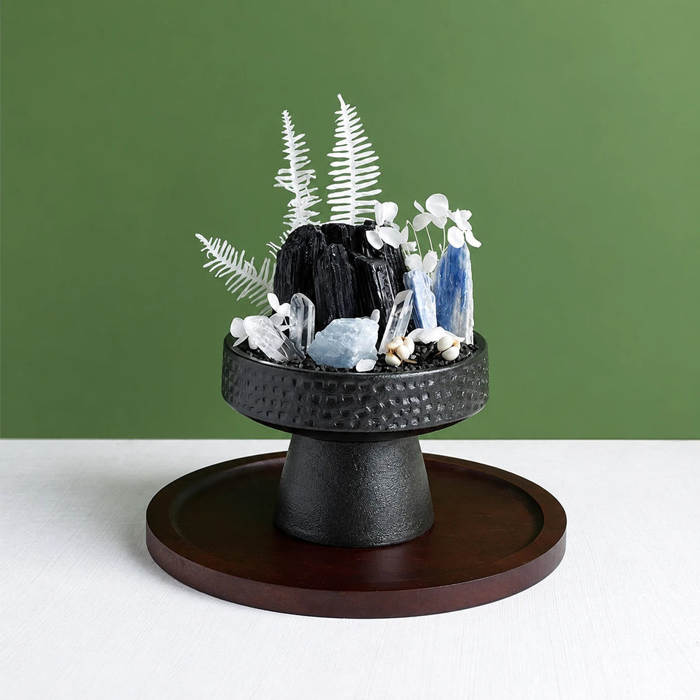 Black Tourmaline Woodland Planter