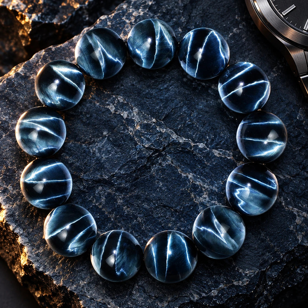 Midnight Blue Tiger Eye Bracelet