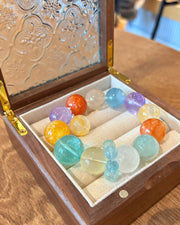 Candy Spectrum Natural Crystal Bracelet — natural crystal for her scene 1