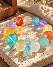 Candy Spectrum Natural Crystal Bracelet — natural crystal for her scene 3