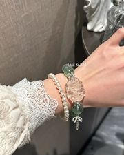 Green Bloom Natural Crystal Bracelet — Growth & Fresh Starts
