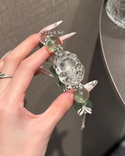 Green Bloom Natural Crystal Bracelet — Growth & Fresh Starts