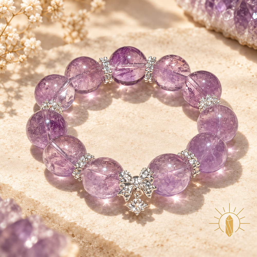 Amethyst Bracelet Large Bead
