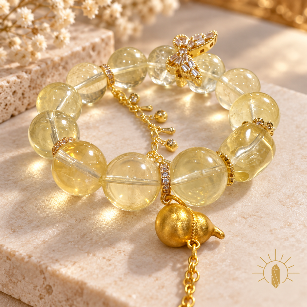 14mm Citrine Bracelet Artisan Design