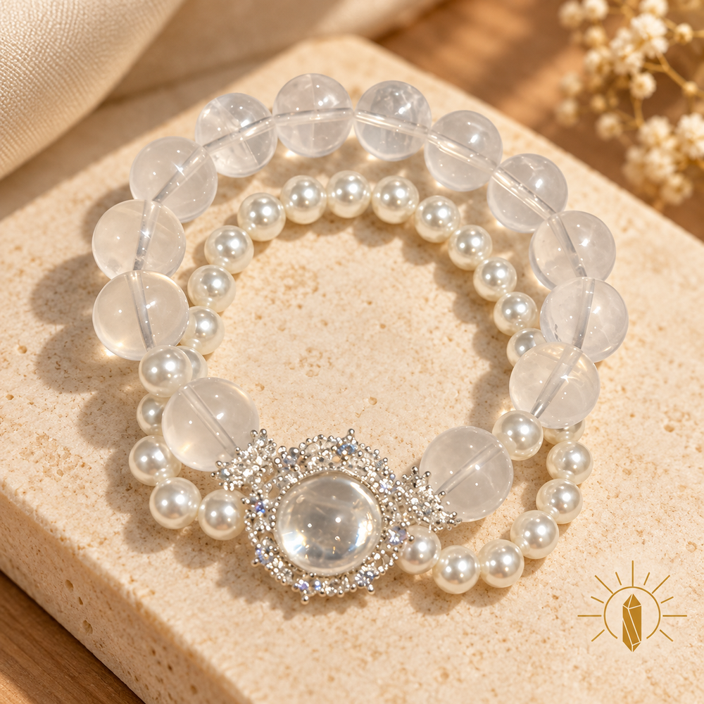 Natural Crystal Bracelet Double-Strand