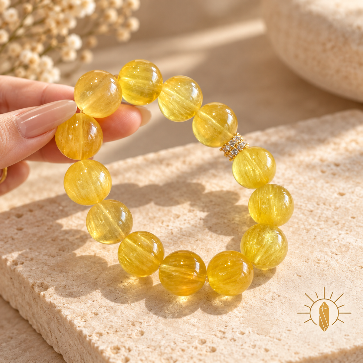 Citrine Bracelet — Luz & Sol product photograph